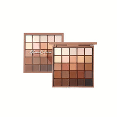 25 Color Matte Earth Tones Eyeshadow Palette