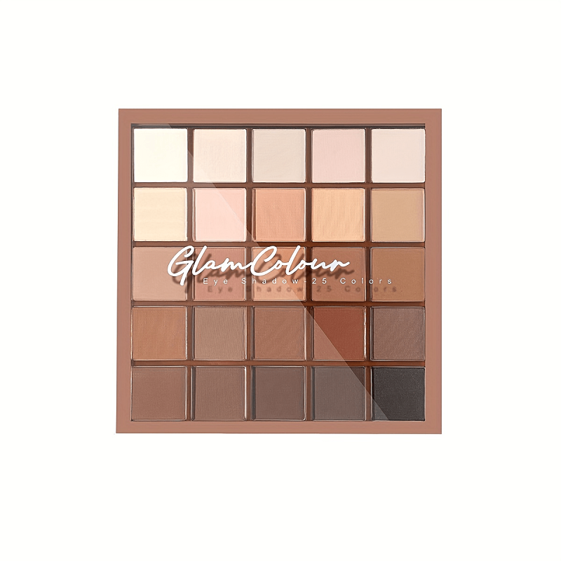 25 Color Matte Earth Tones Eyeshadow Palette