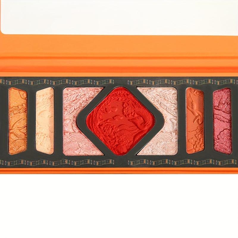 Colorful High Gloss Eyeshadow Palette - Pearly Shades