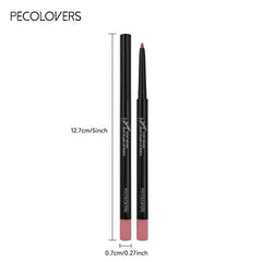 Wood Lip Liner Waterproof Charming Lip Liner Soft Pencil Makeup