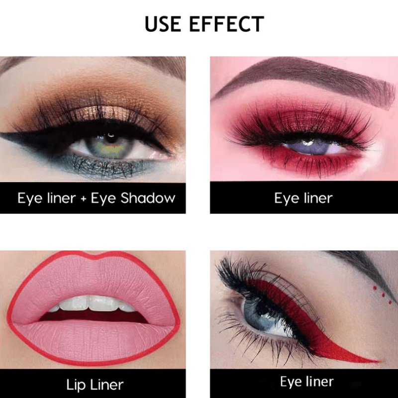 Matte Eyeliner Pen Waterproof Smudge Proof Gel Pen