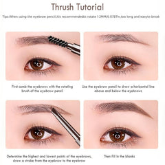 Long Lasting Eyebrow Pen with Smudge Proof Stick