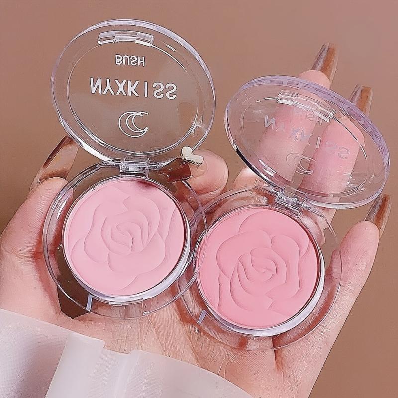 Embossed Petal Blush Rose Mousse Matte Soft Rouge