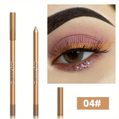 12-Color Long-Lasting Glitter Eyeliner Pen Waterproof Smudge Proof