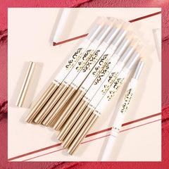 Double Headed Lip Liner Pencil with 8 Colors Lipstick