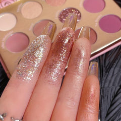 12 Colors Amorous Rose Eyeshadow Palette with Highlighting & Contouring