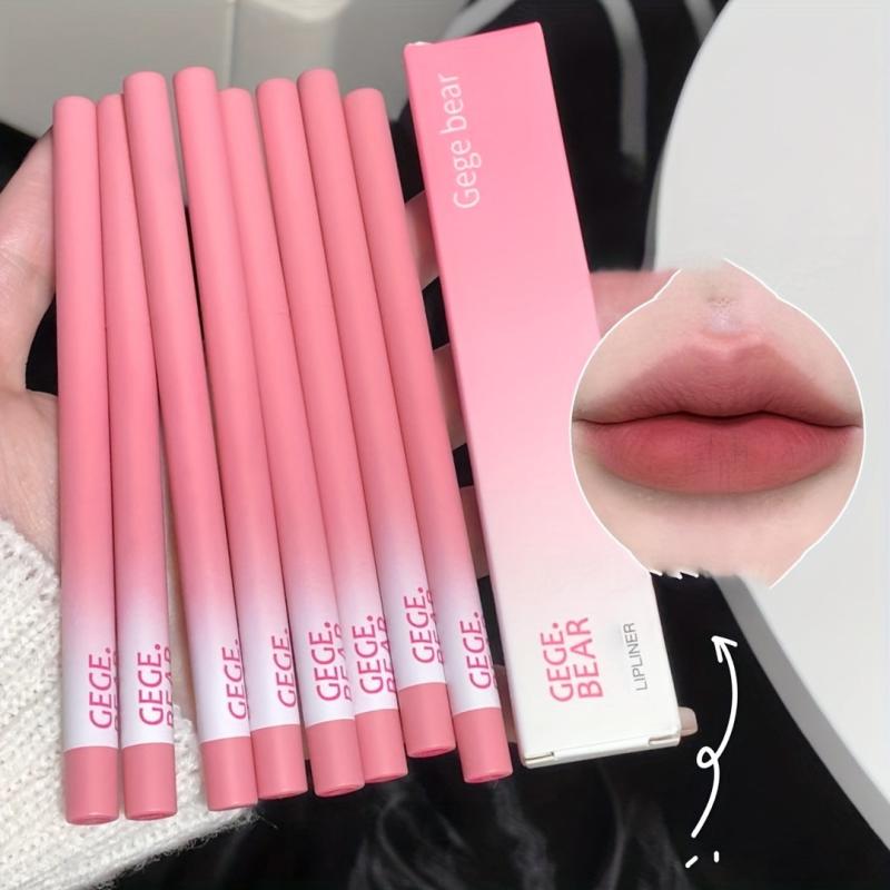 Long Lasting Matte Lip Liner Pencil Waterproof Smudge Resistant