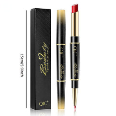 5-in-1 Lip Liner Lipstick Duo Matte Hydrating Double Ended Stick