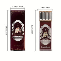 Cloud Chocolate Bear Lip Glaze Matte Velvet Mist Surface Waterproof Lipstick
