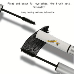 Waterproof Thick Fiber Long Curling Mascara Silicone Brush Head