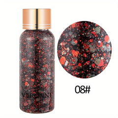 Mermaid Scale Sequins Body Glitter Gel for Party Makeup