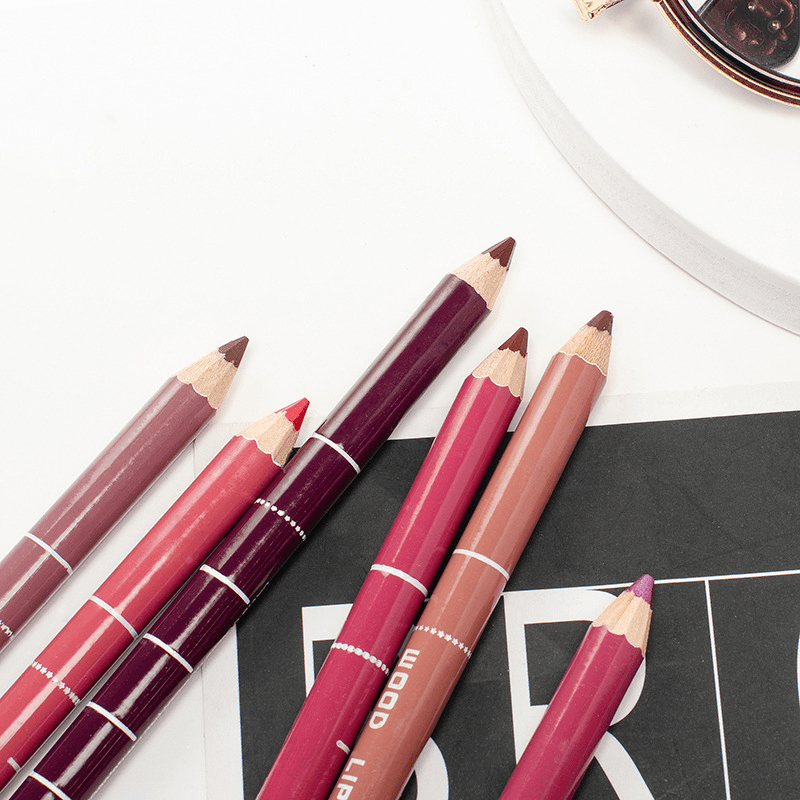 Long Lasting Shadow Lip Liner 28 Colors Rose Nude Brown Red