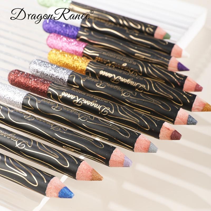 High Shine Diamond Glitter Eyeshadow Pen in Silver/Green