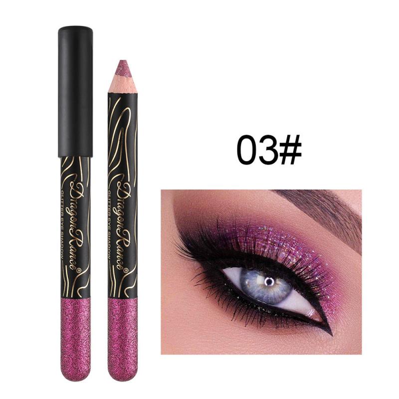 High Shine Diamond Glitter Eyeshadow Pen in Silver/Green