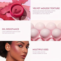 Monochrome Blusher 9 Matte Natural Brightening Lightweight & Waterproof Makeup