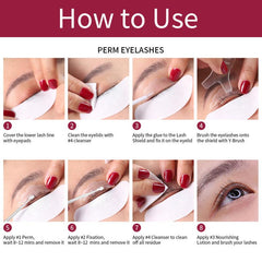 Vegan Lash Lift Perming Kit Eyelash Perm And Tint Set