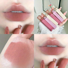 Matte Velvet Waterproof Lip Gloss - Berry Tone