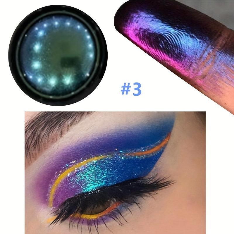 Chameleon Eyeshadow Palette Metallic Glitter Creamy Pigment