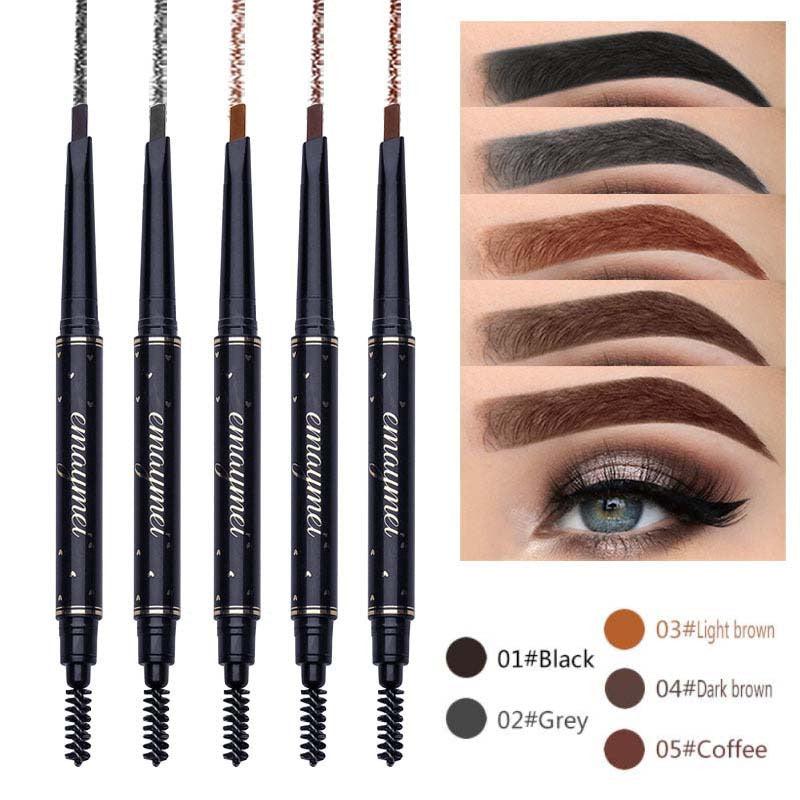 Waterproof Double headed Eyebrow Tattoo Pen Long Lasting Makeup Pencil