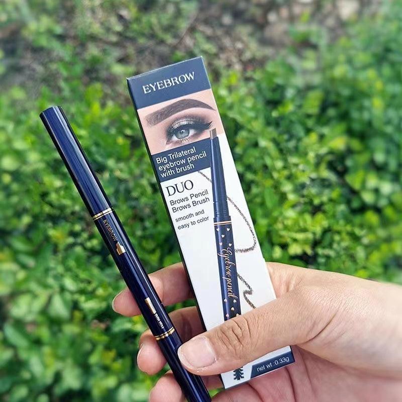 Waterproof Double headed Eyebrow Tattoo Pen Long Lasting Makeup Pencil