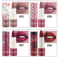 8 Colors Velvet Waterproof Matte Lipstick Long Lasting Sexy Red Lip Stick