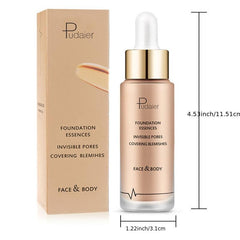 Flawless Concealer Cream Control Pore Liquid Foundation Lightweight Base Cream