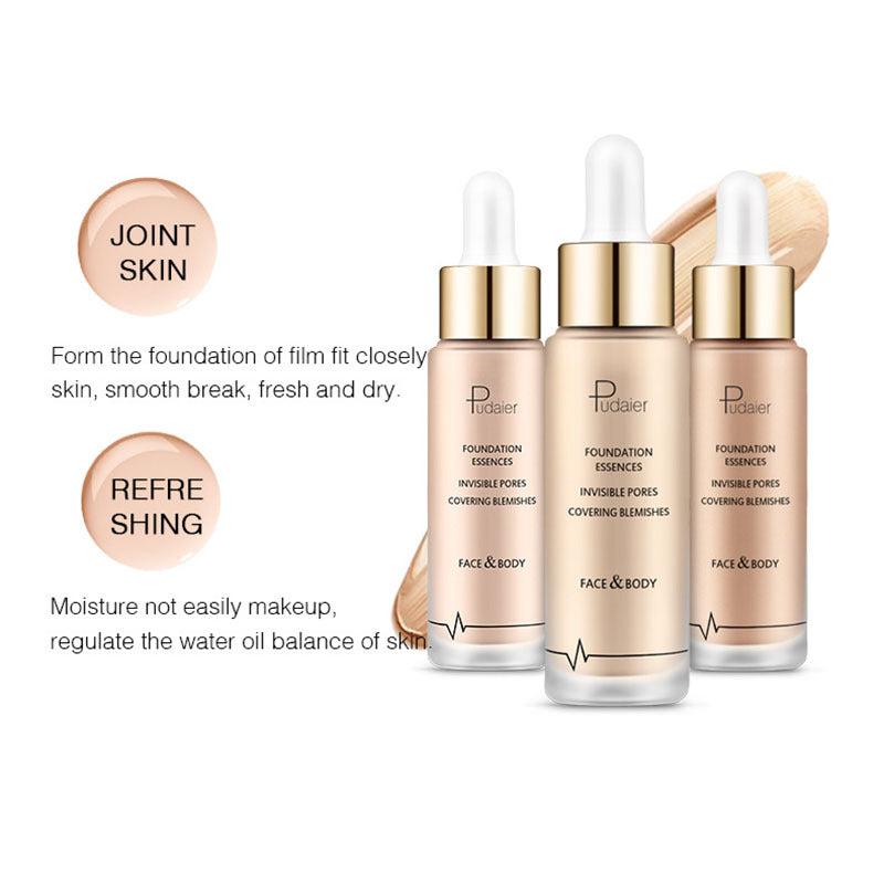 Flawless Concealer Cream Control Pore Liquid Foundation Lightweight Base Cream