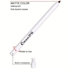 Waterproof Gel Eyeliner Pencil Quick Drying Smooth Long Lasting Brighten
