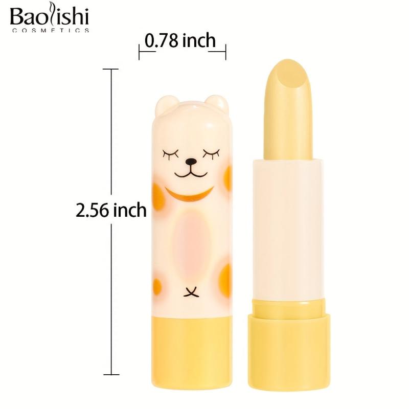 6 Flavors Moisturizing Animal Lip Balm for Men and Women