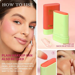 Blush Stick Lip And Cheek Dual use Blush Cream Stick