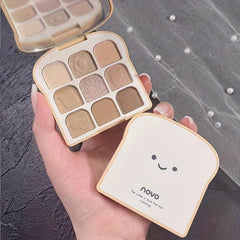9 Shades Diamond Eyeshadow Palette Neutral Matte Shimmer Finish