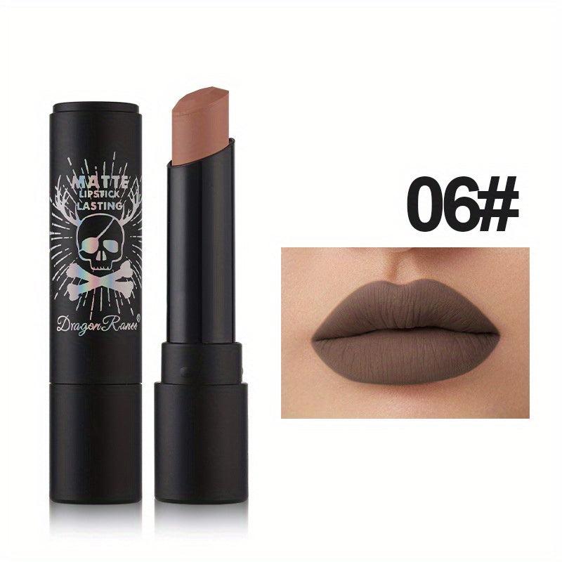 Matte Lip Gloss Tube Waterproof Long Lasting Lip Tint Purple Lipstick
