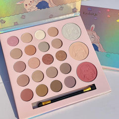 Cartoon Bunny Eyeshadow Palette for Blush & Highlighting