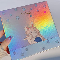 Cartoon Bunny Eyeshadow Palette for Blush & Highlighting