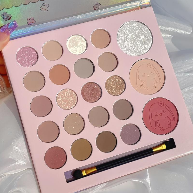 Cartoon Bunny Eyeshadow Palette for Blush & Highlighting