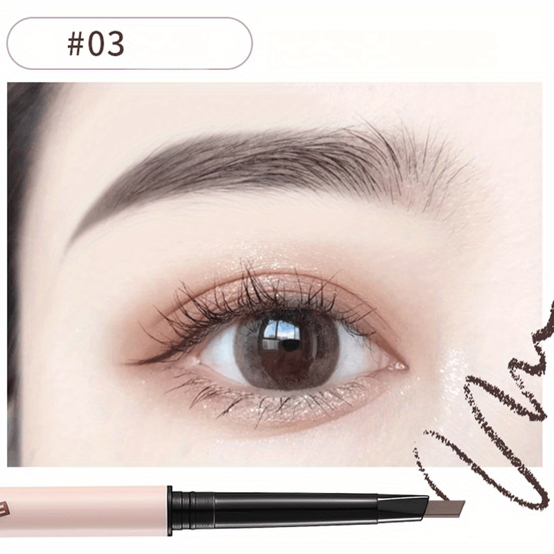 Natural 3D Double Ended Ultra Fine Eyebrow Pencil Hard Refill Waterproof