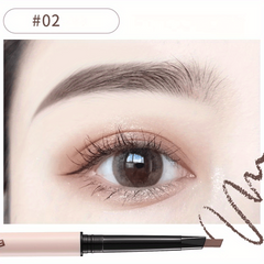 Natural 3D Double Ended Ultra Fine Eyebrow Pencil Hard Refill Waterproof