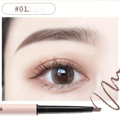 Natural 3D Double Ended Ultra Fine Eyebrow Pencil Hard Refill Waterproof