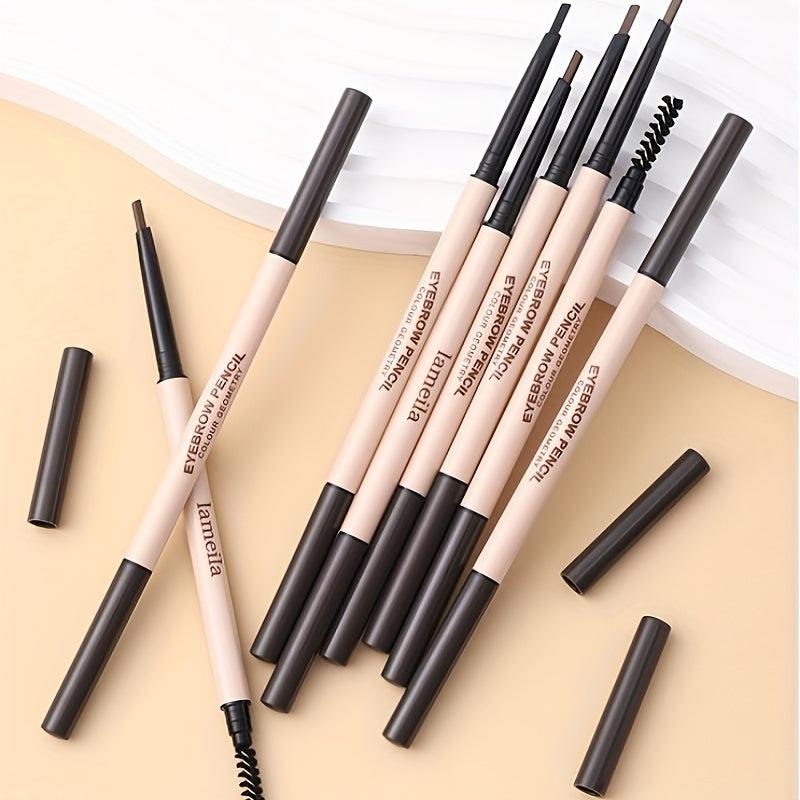 Natural 3D Double Ended Ultra Fine Eyebrow Pencil Hard Refill Waterproof