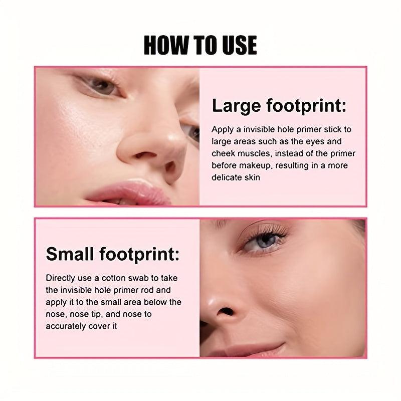 Magical Pore Eraser Facial Primer Stick Waterproof Moisturizing Poreless Matte