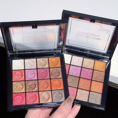 16 Shade Shimmer Eyeshadow Palette Waterproof Makeup Gift Set