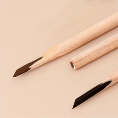 Waterproof Wooden Eyebrow Pencils Smudge Proof Makeup Set
