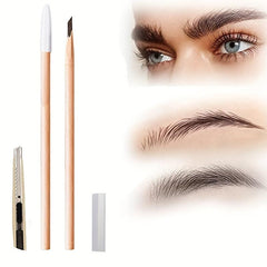 Waterproof Wooden Eyebrow Pencils Smudge Proof Makeup Set