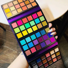 72-Color Eyeshadow Palette Shimmer Matte Finish Nude Makeup