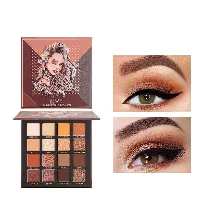 Tarot Cup 16 Eyeshadow Palette Matte Pearl Glitter Eyeshadow Palette