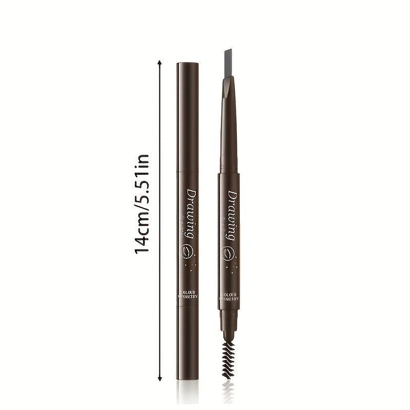 Waterproof Eyebrow Pencil & Brush Set - Create Perfect Brows