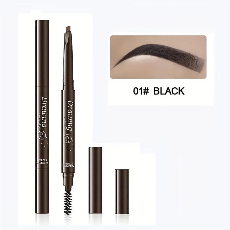 Waterproof Eyebrow Pencil & Brush Set - Create Perfect Brows