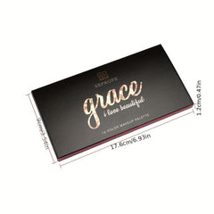 Matte Eyeshadow Palette 12 Colors Highly Pigmented Nudes Warm Natural Smokey