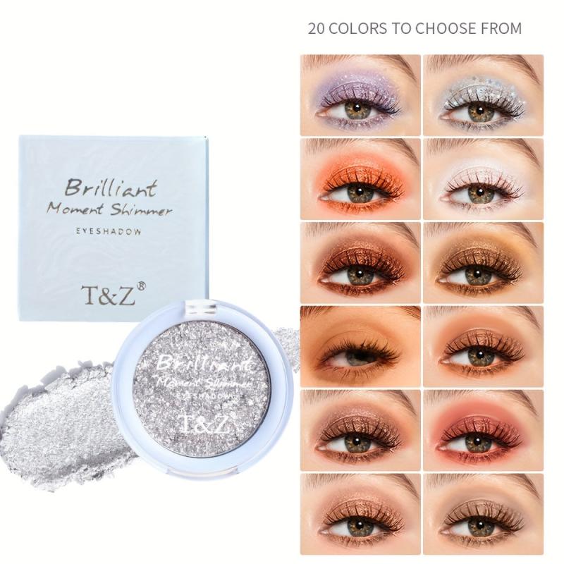 Monochrome Eyeshadow Powder Sequins Sparkle High Gloss Powder