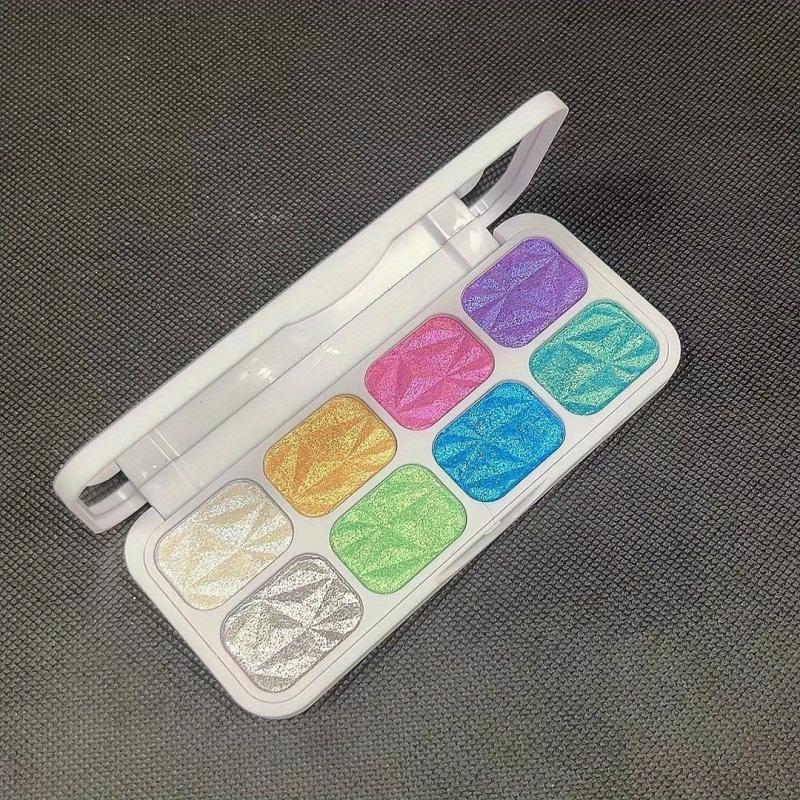 8-Color Chameleon Glitter Eyeshadow Palette for Macaron Makeup